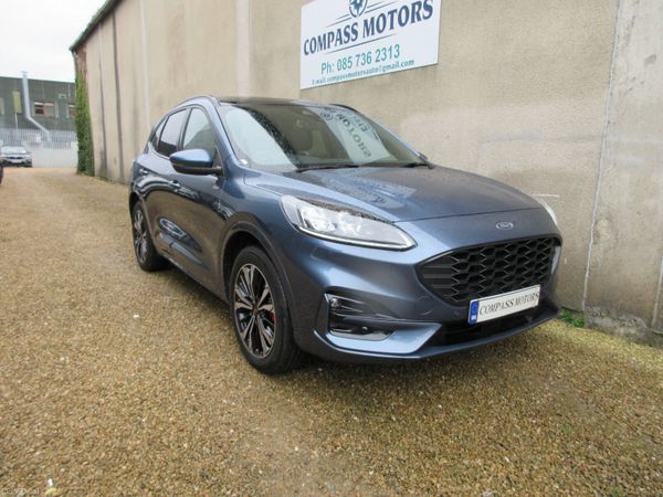 Ford Kuga SUV, Petrol Plug-in Hybrid, 2021, Blue