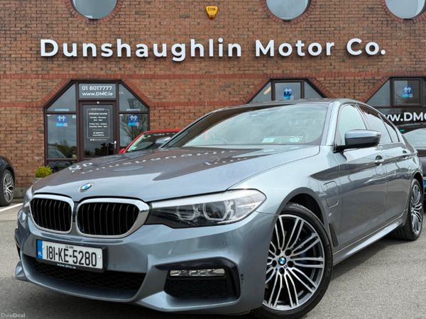 BMW 5-Series Saloon, Petrol Plug-in Hybrid, 2018, Grey