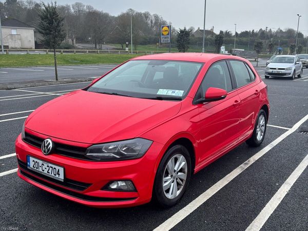 Volkswagen Polo Hatchback, Petrol, 2020, Red