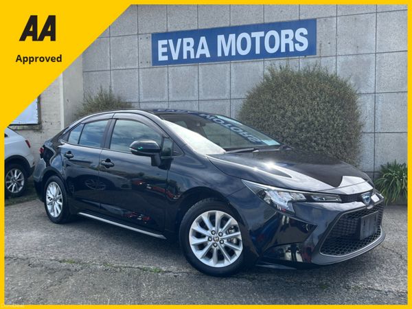 Toyota Corolla Saloon, Petrol Hybrid, 2020, Black