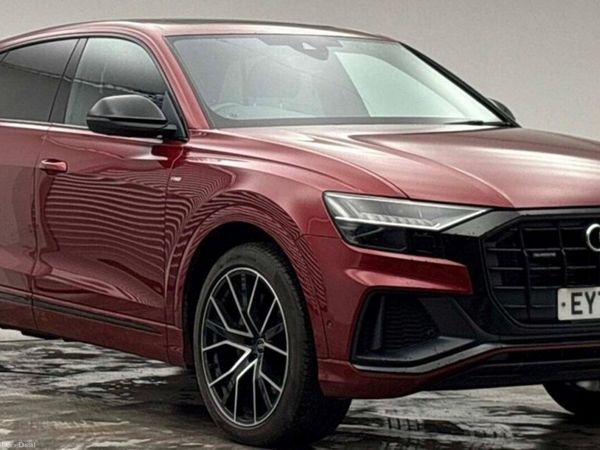 Audi Q8 SUV, Diesel Hybrid, 2021, Red