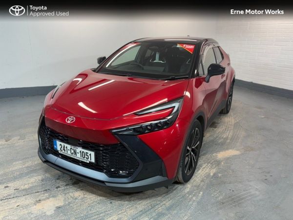 Toyota C-HR SUV, Petrol Hybrid, 2024, Red