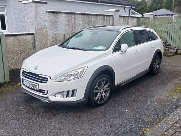 Peugeot 508 Estate, Diesel Hybrid, 2013, White