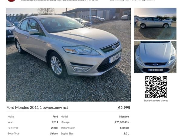 Ford Mondeo Saloon, Diesel, 2011, Silver