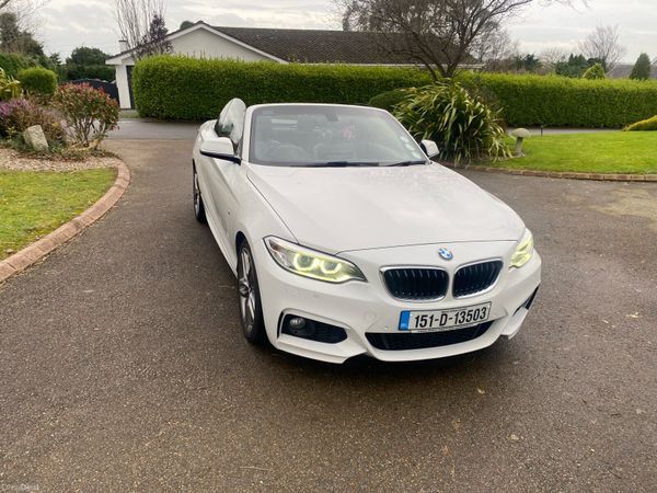 BMW 2-Series Convertible, Diesel, 2015, White