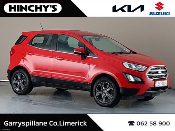 Ford EcoSport SUV, Petrol, 2019, Red