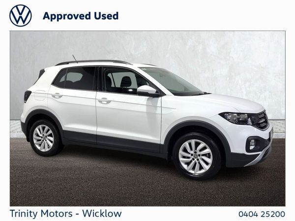 Volkswagen T-Cross SUV, Petrol, 2023, White