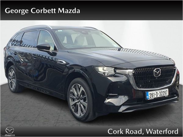 Mazda CX-80 SUV, Petrol Plug-in Hybrid, 2026, Black