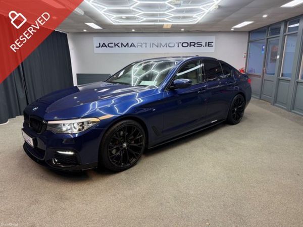 BMW 5-Series Saloon, Diesel, 2019, Blue