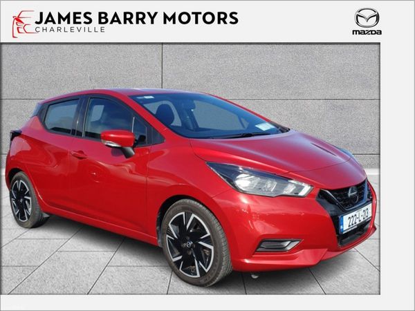 Nissan Micra Hatchback, Petrol, 2022, Red