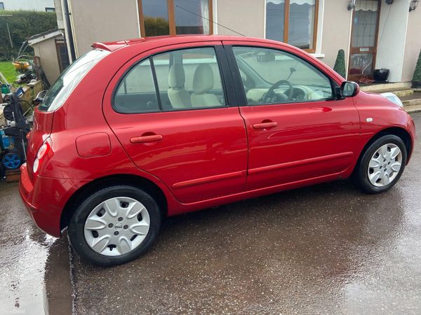 Nissan Micra Hatchback, Petrol, 2010, Red