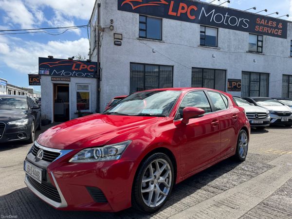 Lexus CT Hatchback, Petrol Hybrid, 2015, Red