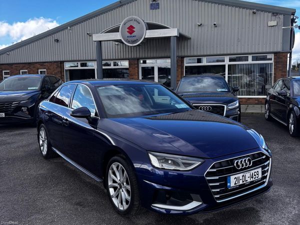 Audi A4 Saloon, Petrol, 2021, Blue
