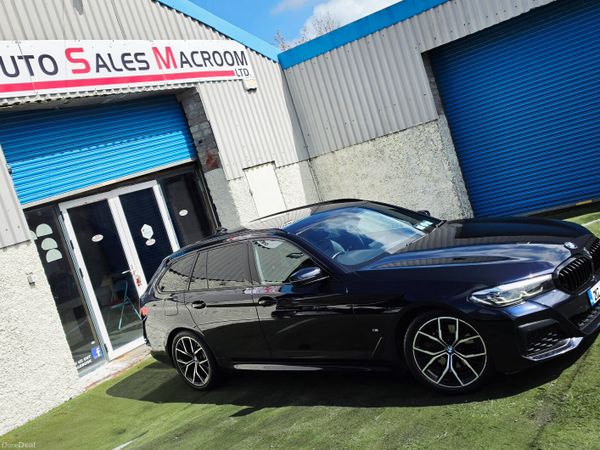 BMW 5-Series Estate, Diesel, 2021, Black