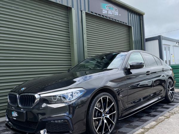 BMW 5-Series Saloon, Petrol Plug-in Hybrid, 2019, Black