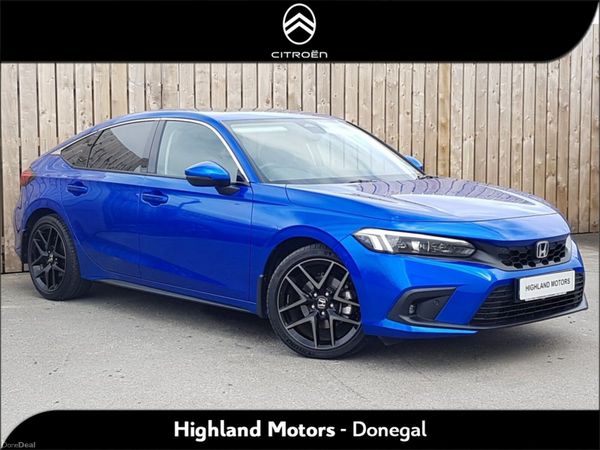 Honda Civic Hatchback, Petrol Hybrid, 2023, Blue