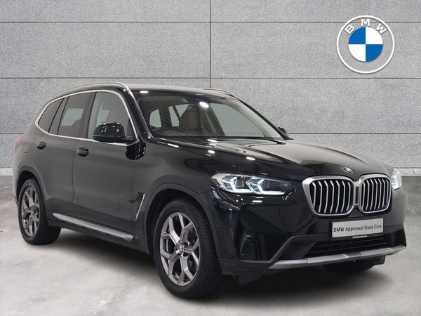 BMW X3 SUV, Diesel Hybrid, 2023, Black