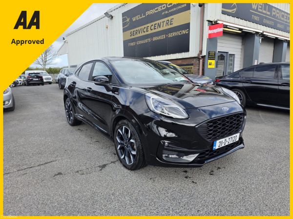 Ford Puma MPV, Petrol Hybrid, 2021, Black