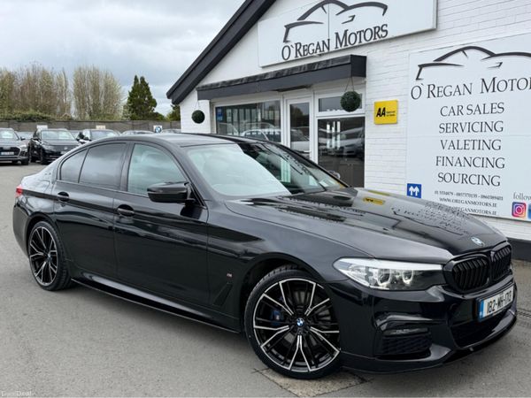 BMW 5-Series Saloon, Petrol Plug-in Hybrid, 2018, Black