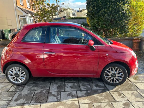 Fiat 500 Hatchback, Petrol, 2014, Red