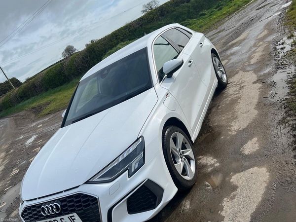 Audi A3 Hatchback, Petrol Hybrid, 2022, White