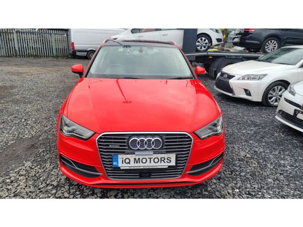 Audi A3 Hatchback, Petrol Plug-in Hybrid, 2016, Red
