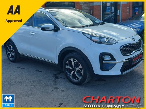 Kia Sportage MPV, Diesel Hybrid, 2020, White