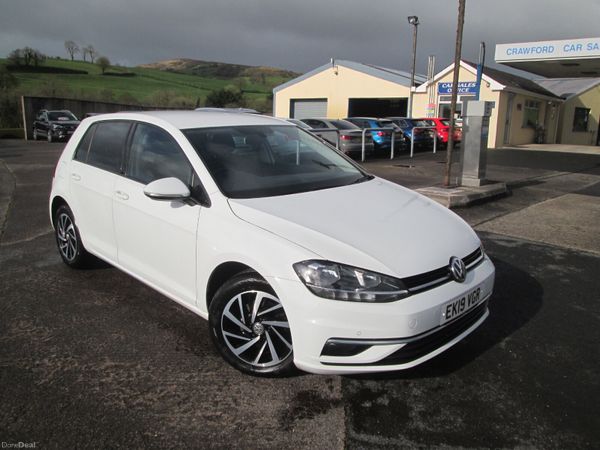 Volkswagen Golf Hatchback, Diesel, 2019, White