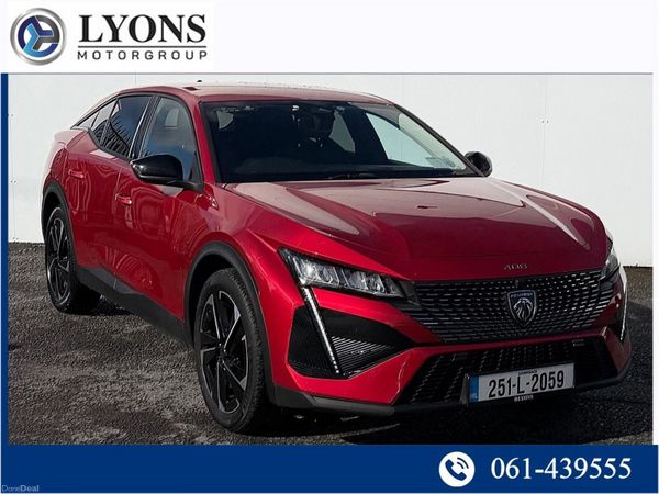 Peugeot 408 Hatchback, Petrol, 2025, Red