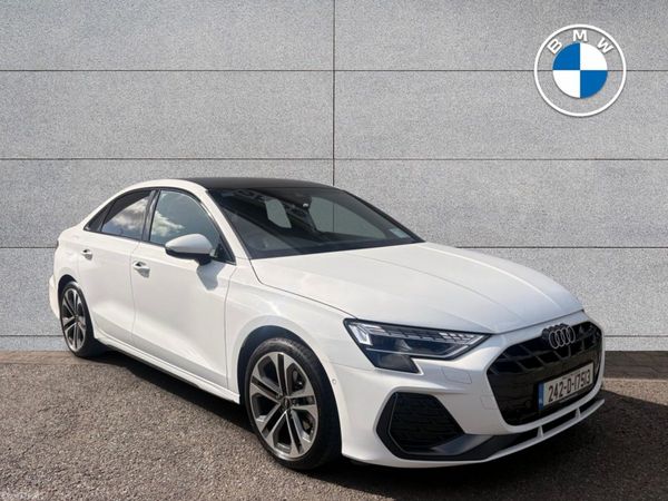 Audi A3 Saloon, Petrol Hybrid, 2024, White