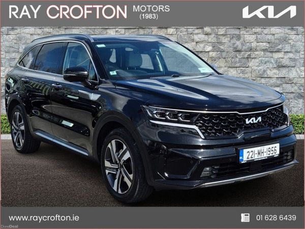 Kia Sorento SUV, Petrol Plug-in Hybrid, 2022, Black