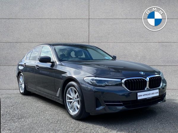 BMW 5-Series Saloon, Diesel Hybrid, 2022, Grey