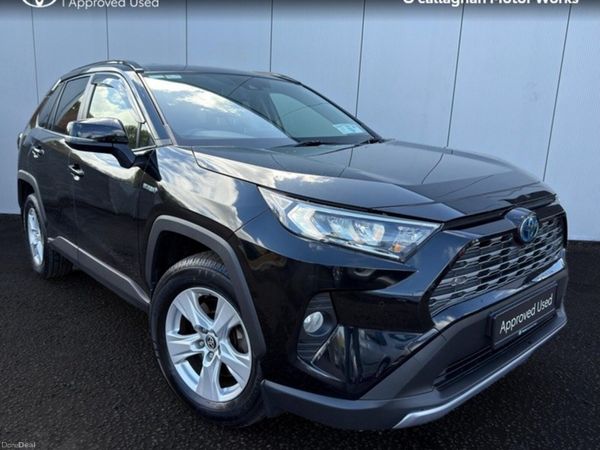 Toyota RAV4 SUV, Petrol Hybrid, 2021, Black