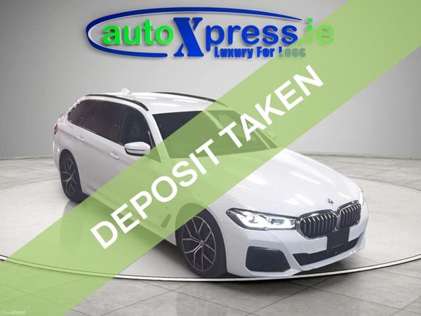 BMW 5-Series Estate, Diesel, 2022, White