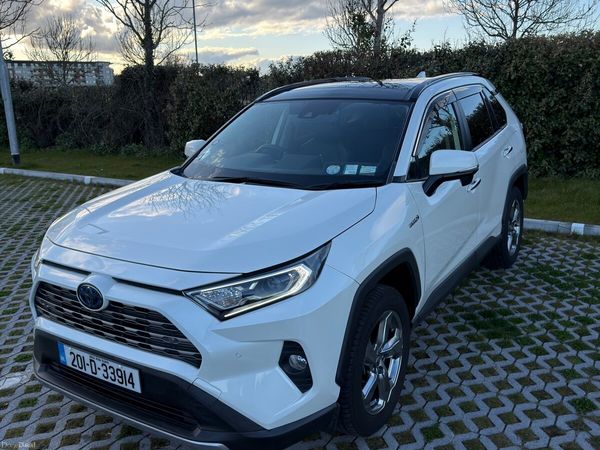 Toyota RAV4 SUV, Petrol Hybrid, 2020, White