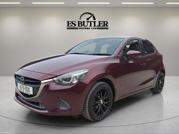 Mazda Demio Hatchback, Petrol, 2016, Red