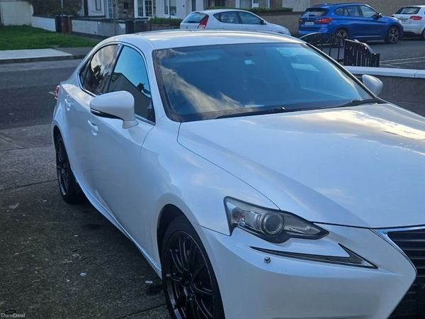 Lexus IS Saloon, Petrol Hybrid, 2013, White