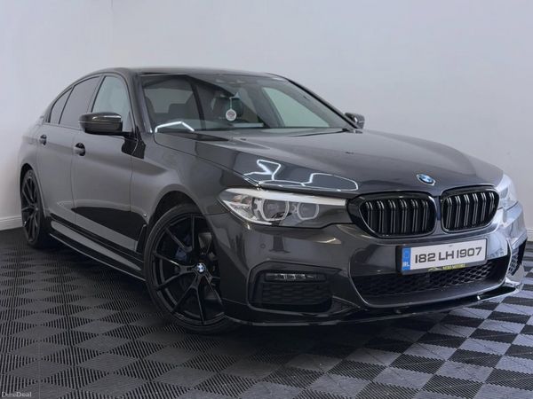 BMW 5-Series Saloon, Petrol Plug-in Hybrid, 2018, Grey