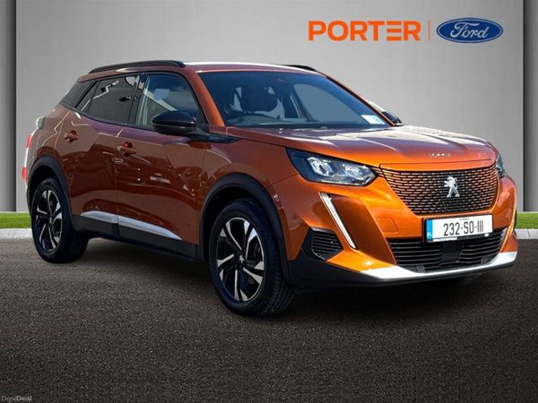 Peugeot 2008 MPV, Electric, 2023, Orange