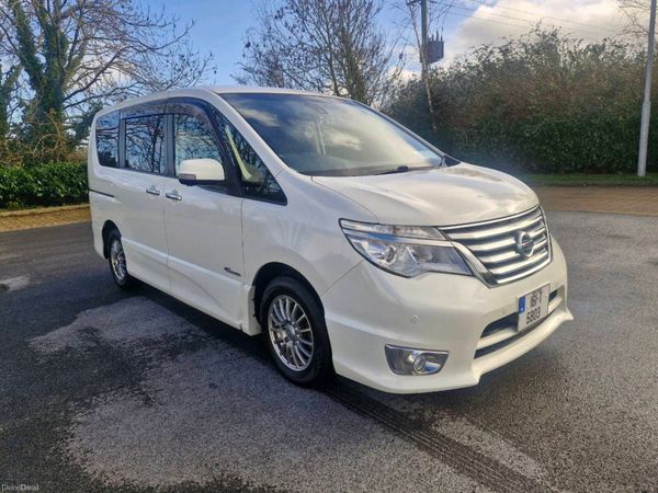 Nissan Serena MPV, Petrol Hybrid, 2016, White