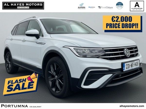 Volkswagen Tiguan Allspace SUV, Diesel, 2023, White
