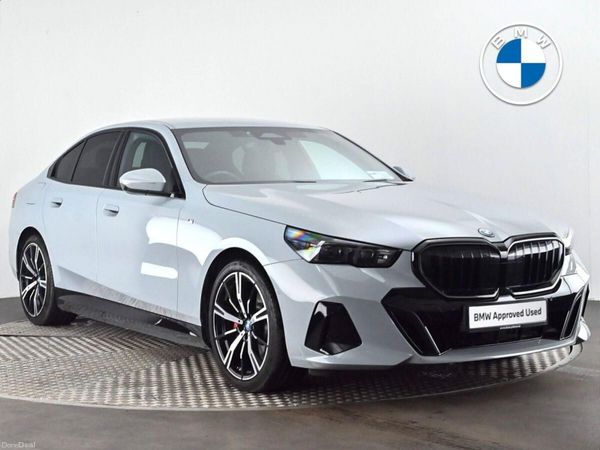 BMW 5-Series Saloon, Petrol Plug-in Hybrid, 2024, Grey