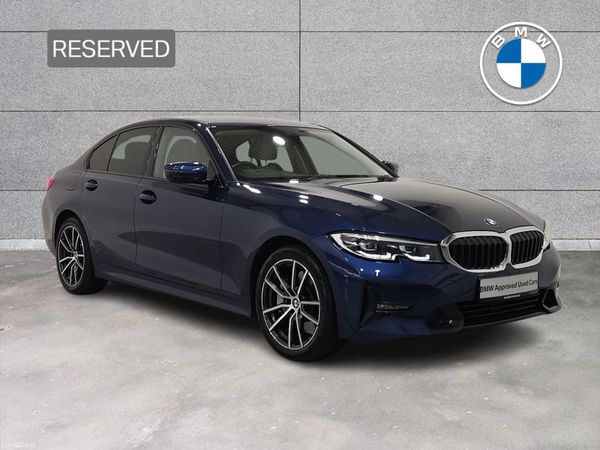BMW 3-Series Saloon, Petrol Plug-in Hybrid, 2020, Blue