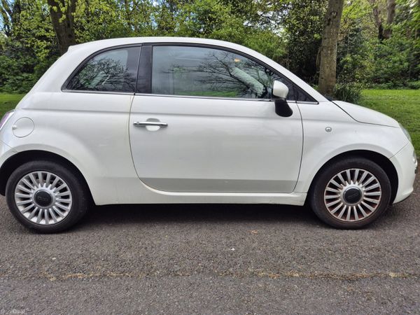 Fiat 500 Hatchback, Petrol, 2010, White