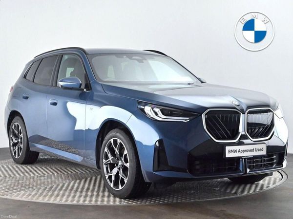 BMW X3 SUV, Petrol Plug-in Hybrid, 2025, Blue