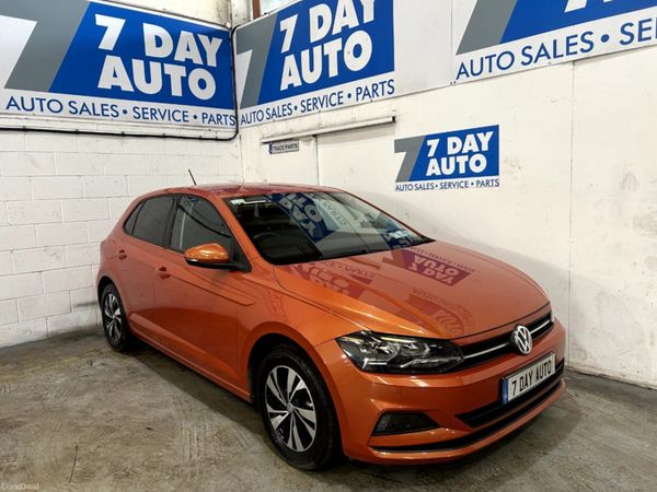 Volkswagen Polo Hatchback, Petrol, 2019, Orange