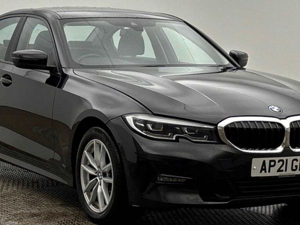 BMW 3-Series Saloon, Diesel Hybrid, 2021, Black