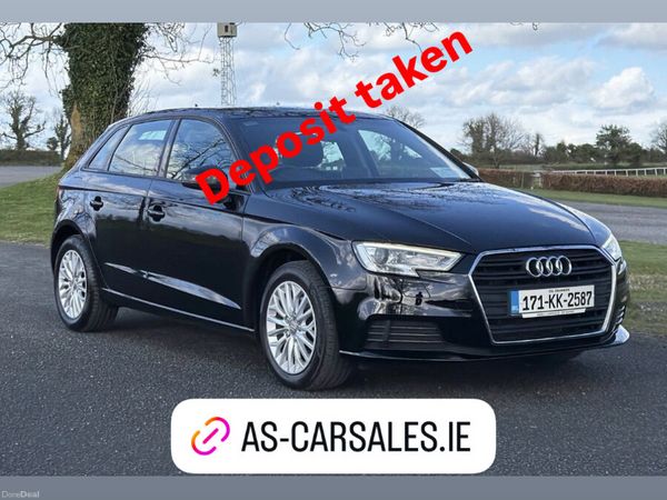 Audi A3 Hatchback, Diesel, 2017, Black