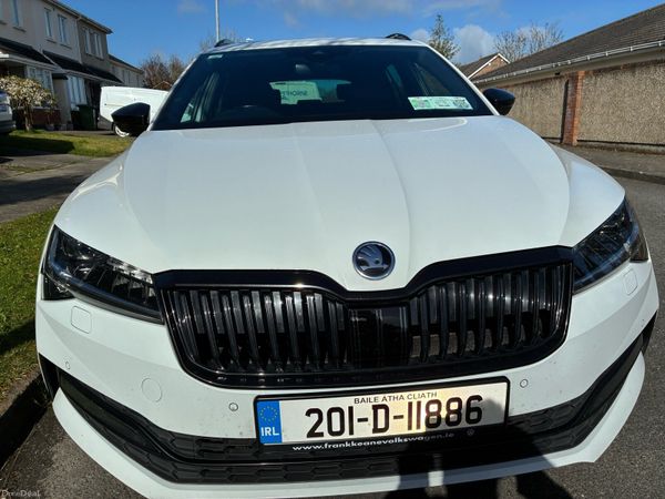 Skoda Superb Estate, Diesel, 2020, White