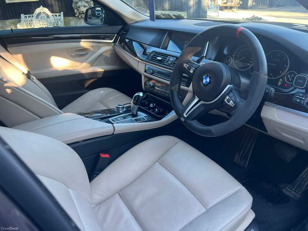 BMW 5-Series Saloon, Diesel, 2013, Brown